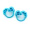 Chicken Clay Cutters, 2 Mirrored Pieces for Jewelry Making, Adorabilities